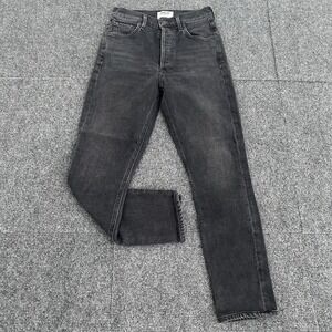 Agolde Nico Jeans Women's 24 Virtue High Rise Slim Fit Button Fly Ankle Cropped